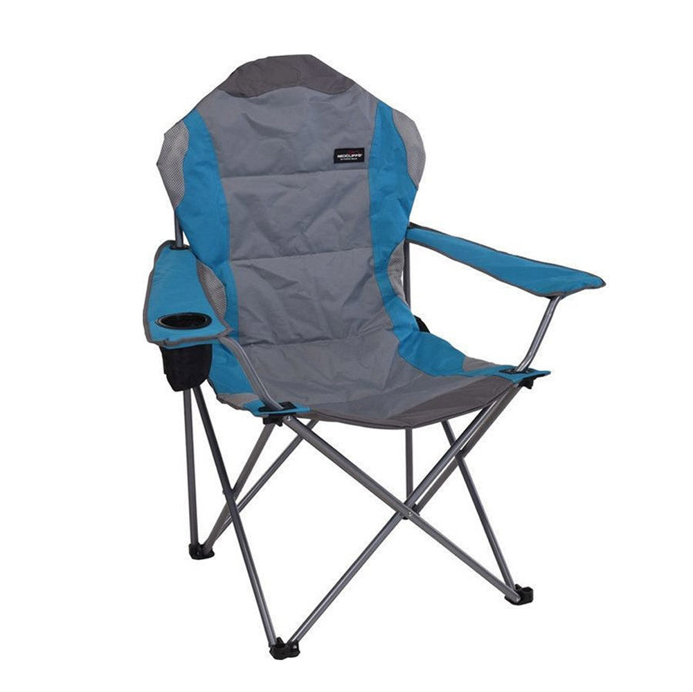 Folding Chair with Cup Holder and Carry Bag - Jumbo Deluxe Design - Image 6