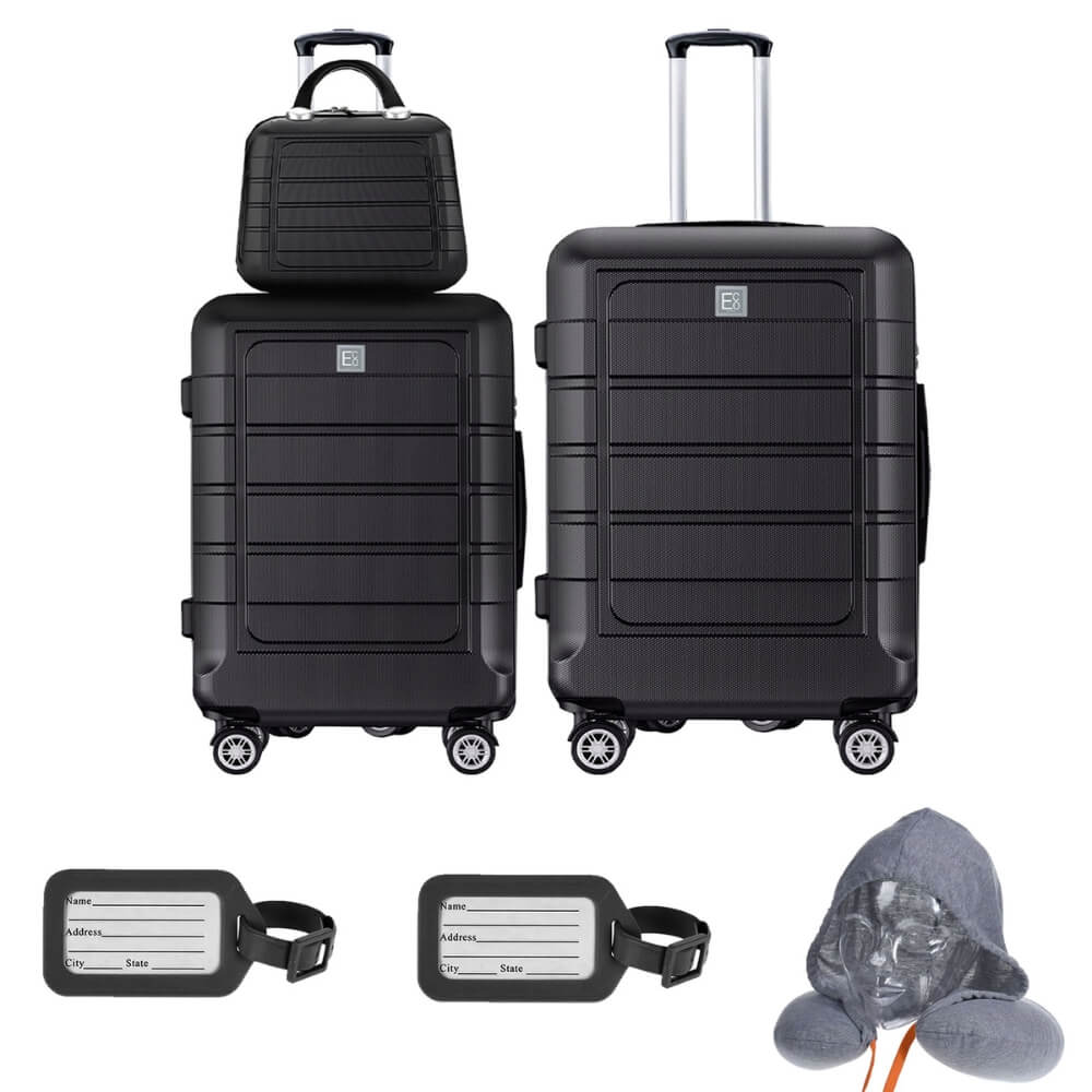 Hardshell Carry-On Spinner Luggage with Travel Accessories - Image 7