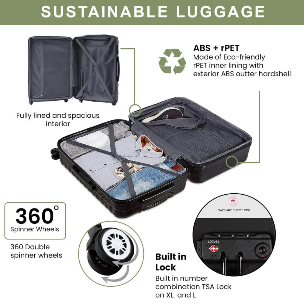 Hardshell Spinner Checked Luggage - Image 6